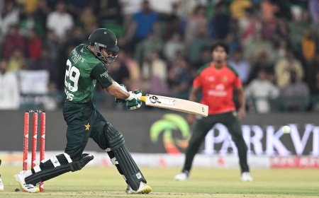 Bangladesh Suffers Series Sweep to Pakistan After 7-Wicket Loss in 3rd T20I