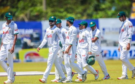 Sri Lanka get off to a solid start with Nissanka anchoring the innings after Taijul's breakthrough