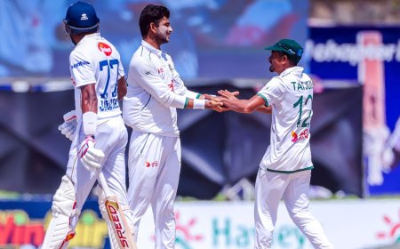 Nayeem’s five-wicket haul gives Bangladesh a narrow first-innings lead