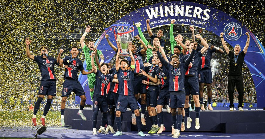 Brilliant PSG thrash Inter Milan to claim their first Champions League title