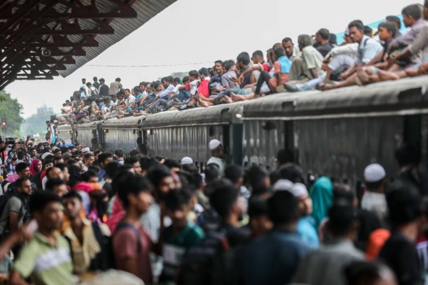 Mass departure from Dhaka begins as 10-day Eid holiday starts