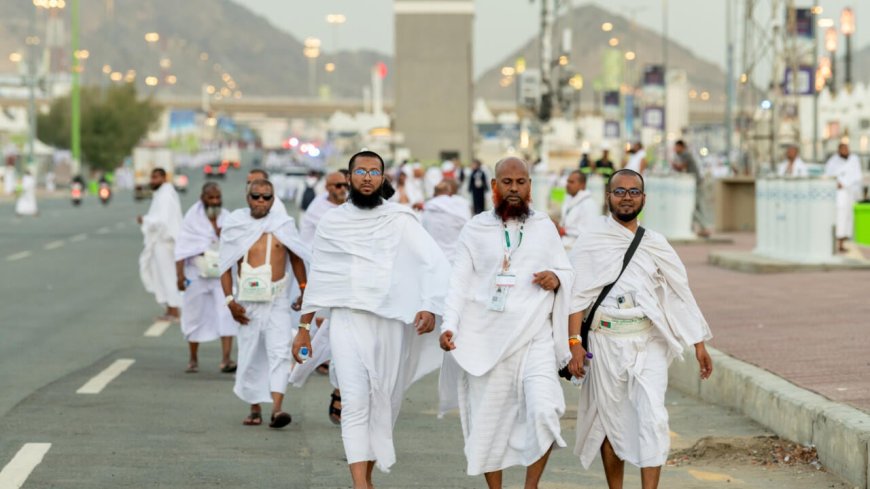 Muslim pilgrims perform the symbolic 'stoning of the devil' ritual as the Hajj pilgrimage comes to an end in Saudi Arabia
