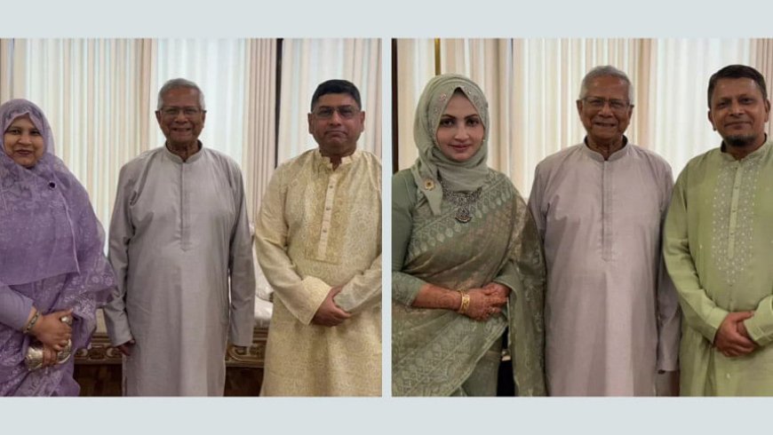 Army and Navy chiefs call on Chief Adviser Prof Muhammad Yunus on Eid-ul-Azha