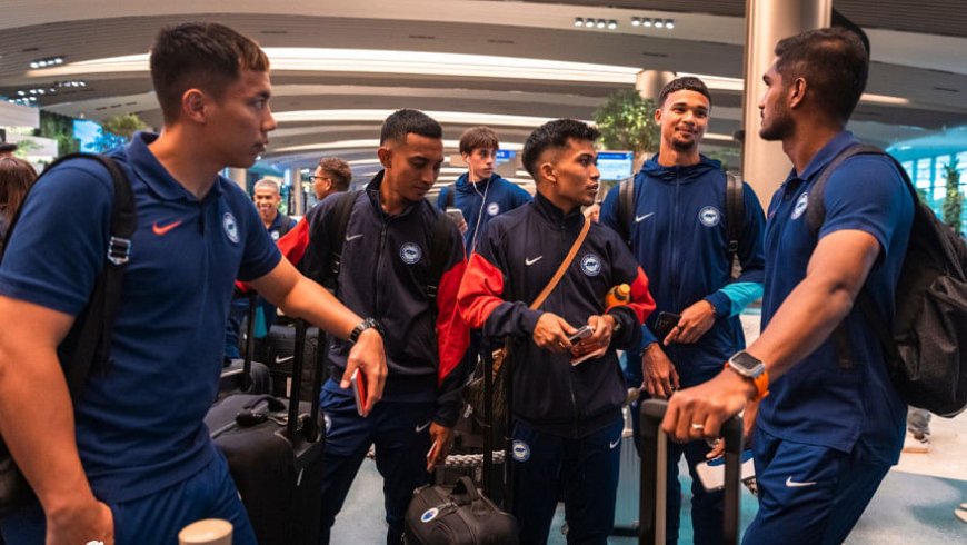 Singapore team lands in Dhaka for AFC Asian Cup qualifier