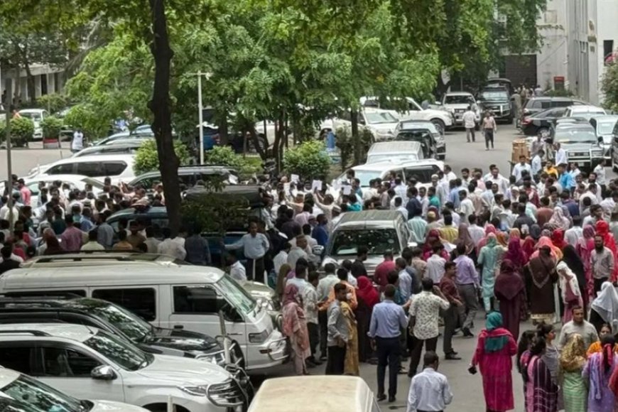 Government employees pledge to continue their movement until the ordinance is completely withdrawn