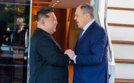 North Korea’s Kim pledges full support for Russia on Ukraine during talks with Lavrov: KCNA