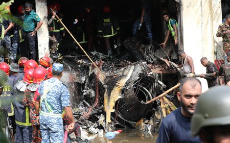 Air Force Training Aircraft Crashes in Uttara, Two Killed