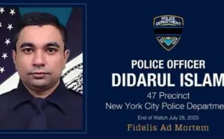 Bangladeshi-origin police officer shot dead in US gunfight