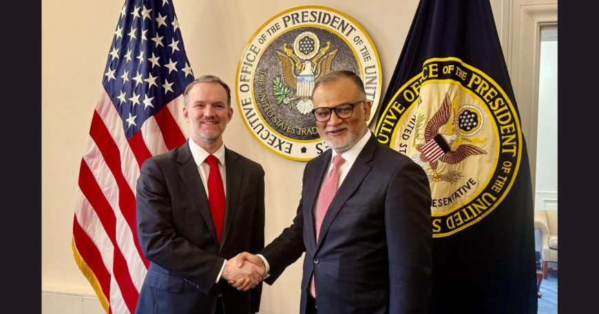 Commerce adviser holds talks with US trade representative amid ongoing tariff negotiations