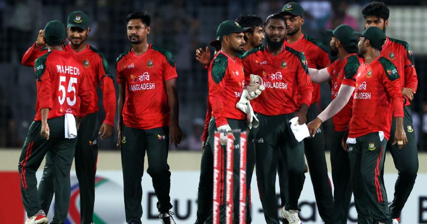 Bangladesh edge past Pakistan by 8 runs to seal the series victory