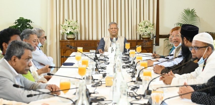 Chief Adviser engages in dialogue with four key political parties