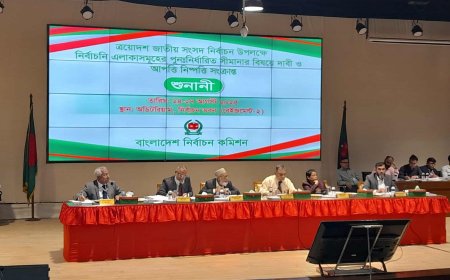 The Election Commission (EC) has started hearings on objections to the proposed delimitation of constituencies