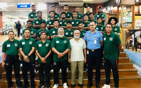 Bangladesh hockey team leaves for India to compete in the Asia Cup