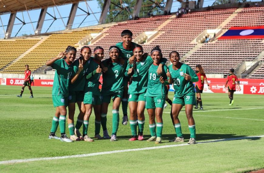 AFC U-20 Women’s Asian Cup Qualifiers,  Trishna’s hat-trick powers Bangladesh to dominant 8-0 victory over Timor-Leste