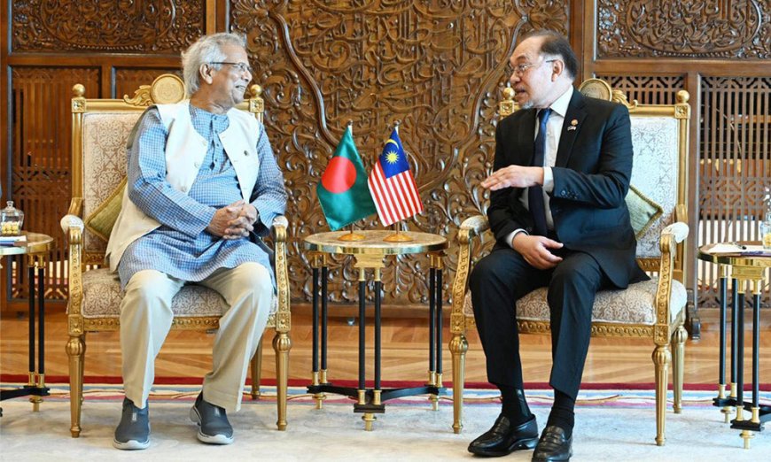 Anwar Ibrahim, Prof Yunus engage in bilateral discussions in Putrajaya