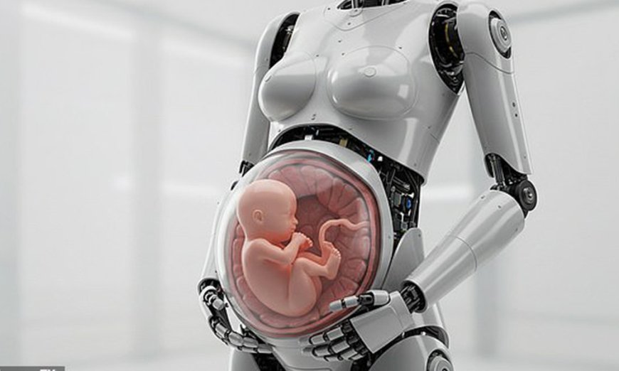 China is preparing for a groundbreaking event as the world’s first robot is set to give birth to a human baby