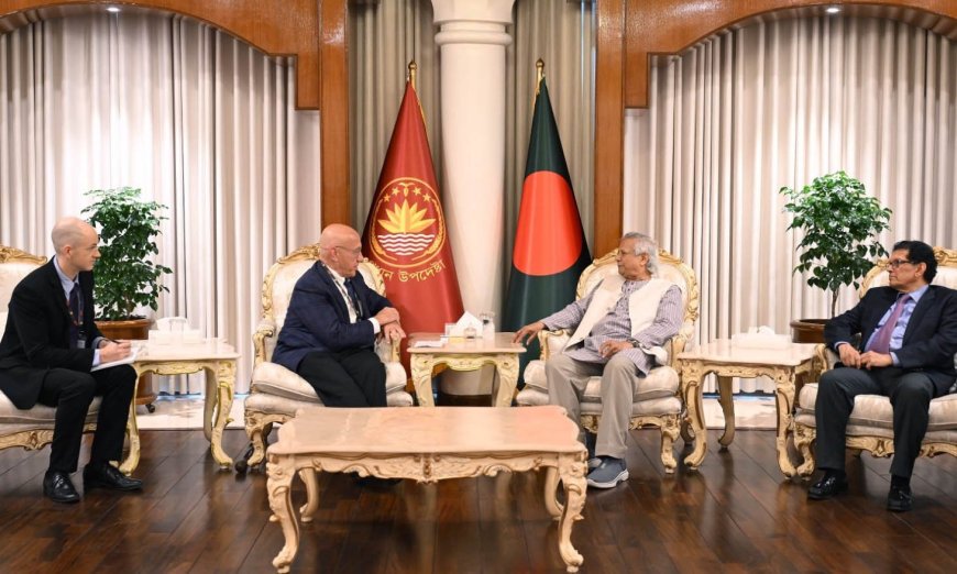 UN envoy on Myanmar holds talks with Chief Adviser