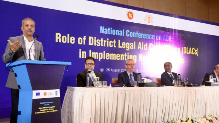 Law Minister Asif Nazrul has reaffirmed the government’s commitment to continuing legal aid services across the country without relying on external donor funding