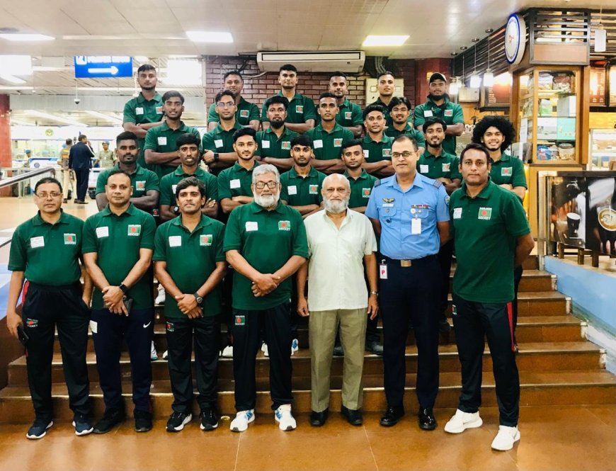 Bangladesh hockey team leaves for India to compete in the Asia Cup