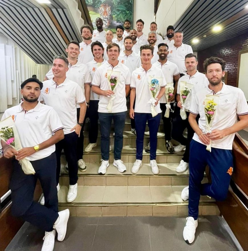 Netherlands team lands in Sylhet for T20I series