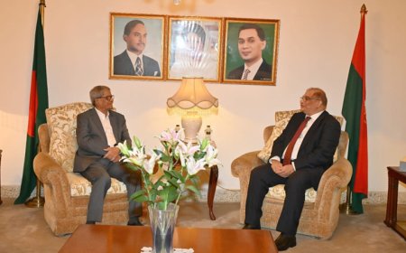 Pakistan HC Imran Haider Meets Mirza Fakhrul