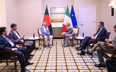 CA, Italian PM Discuss Safe Migration Of Bangladeshis