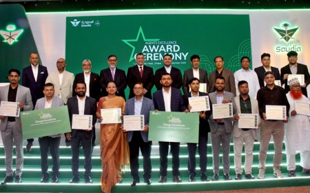 Saudia Honors Top Travel Agents In Bangladesh