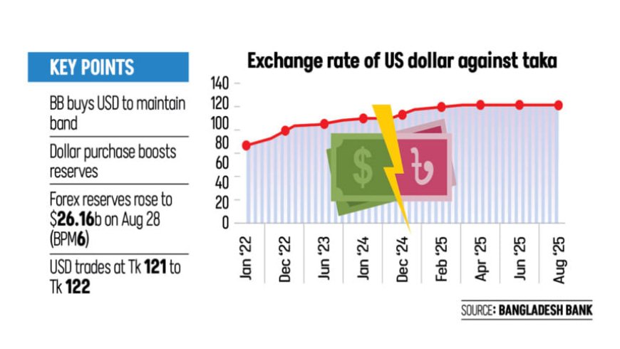 Bangladesh Bank scoops up nearly $1b from market amid dollar slide