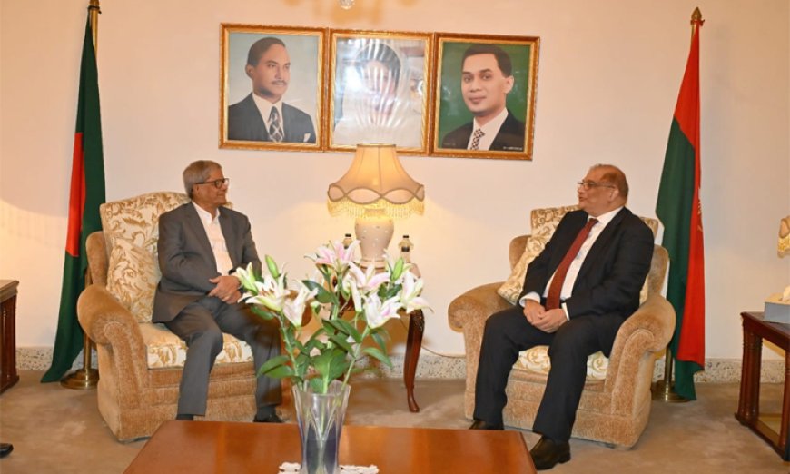 Pakistan HC Imran Haider Meets Mirza Fakhrul