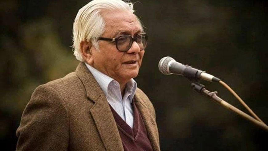 Eminent Writer And Leftist Intellectual Badruddin Umar Passes Away