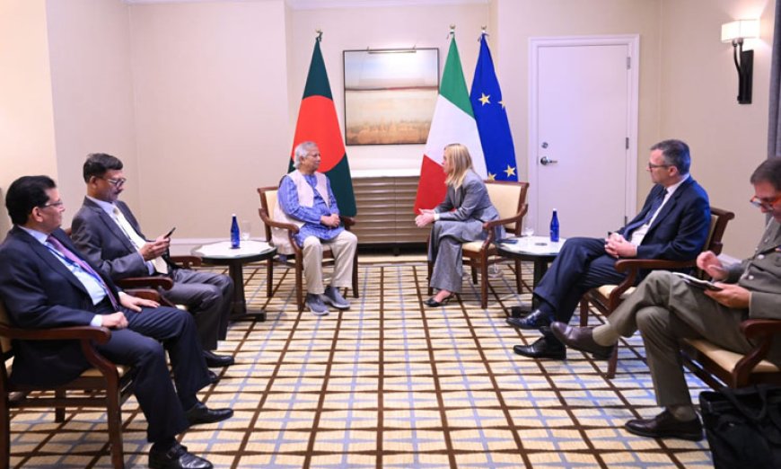 CA, Italian PM Discuss Safe Migration Of Bangladeshis