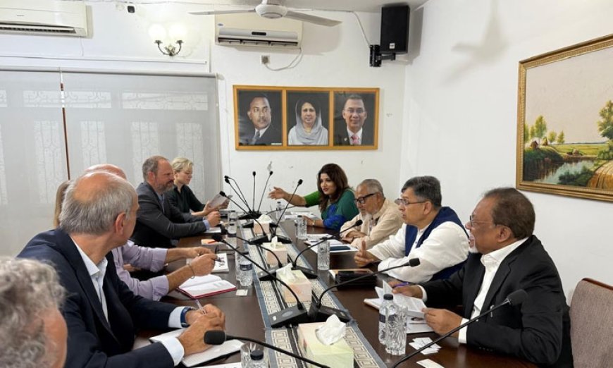 BNP Holds Meeting With European Parliamentary Delegation
