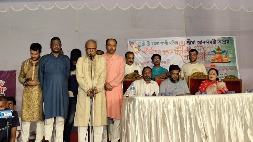 Rizvi Accuses Islamist Party of Overreach, Urges Communal Harmony During Puja