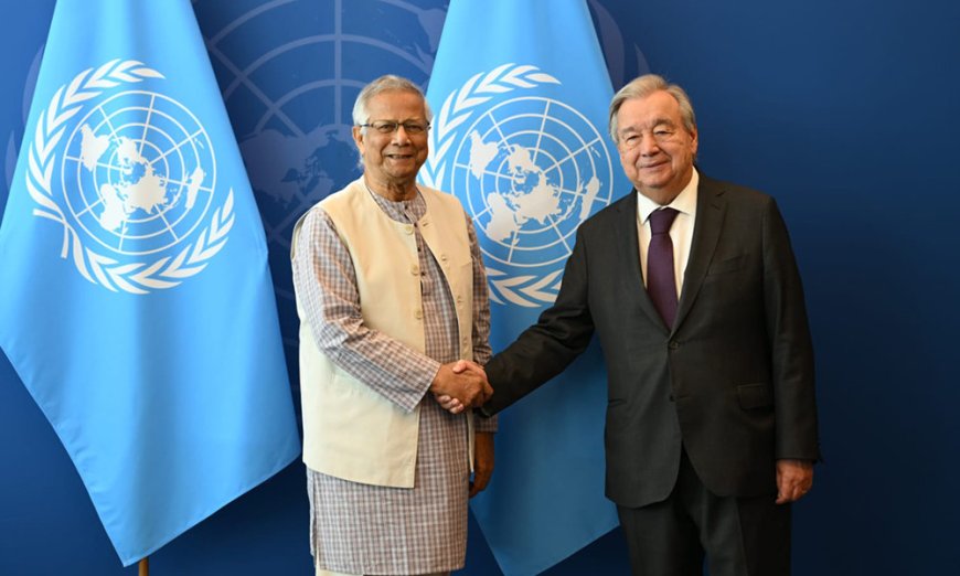 UN Chief Pledges Full Support For Bangladesh’s Democratic Transition