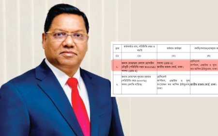 NBR Official Accused of Amassing Illegal Wealth Appointed as Customs Tribunal President