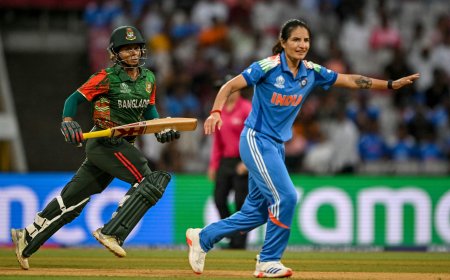 Women’s World Cup: Bangladesh Set 126-Run Target for India in Rain-Affected Match