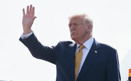 Trump Departs For Japan Ahead Of Key China Meet
