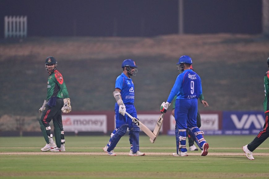 Bangladesh Fall Short as Afghanistan Clinch Victory in First ODI