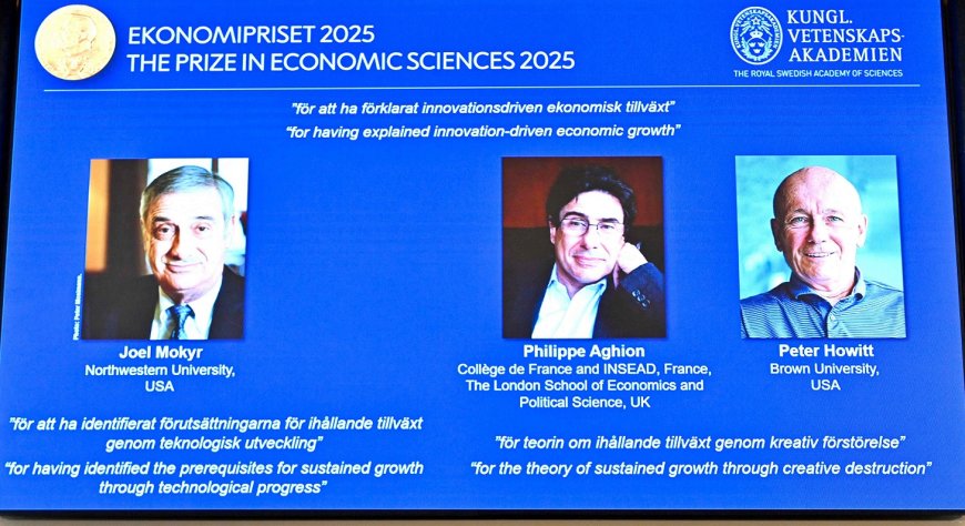 Trio Wins Economics Nobel for Research on Technology-Driven Growth