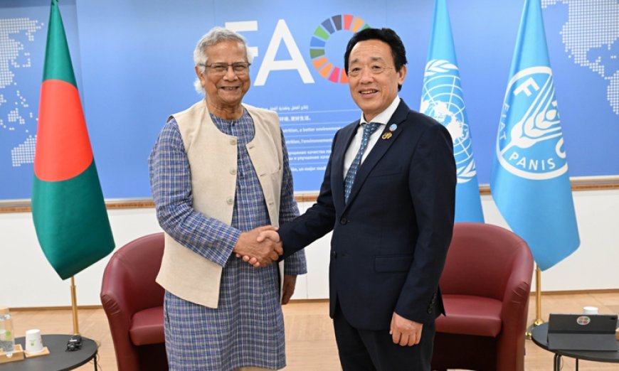 FAO Director-General Pledges Support for Bangladesh’s Deep-Sea Fishing and Fruit Exports