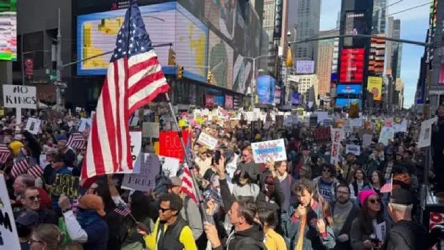 Protesters Rally Across US for Anti-Trump 'No Kings' Demonstrations