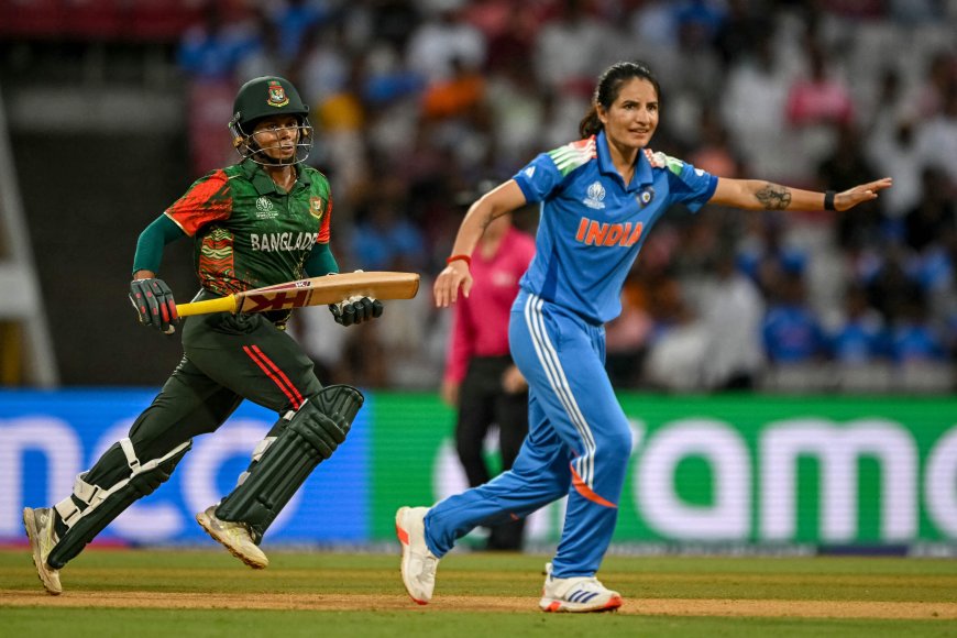 Women’s World Cup: Bangladesh Set 126-Run Target for India in Rain-Affected Match
