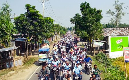 A man was killed in a motorcycle crash during a campaign showdown involving a Jamaat-e-Islami candidate in Rangpur