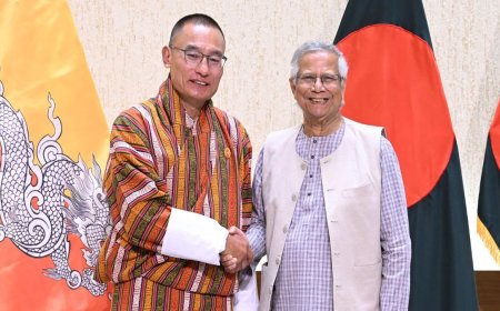 Yunus and Tobgay vow to deepen cooperation within SAARC and BIMSTEC