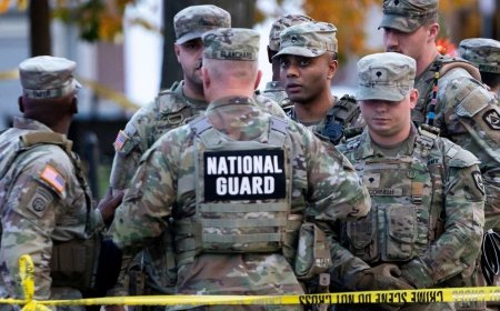 Two National Guard troops were shot near the White House, and the suspected shooter has been taken into custody