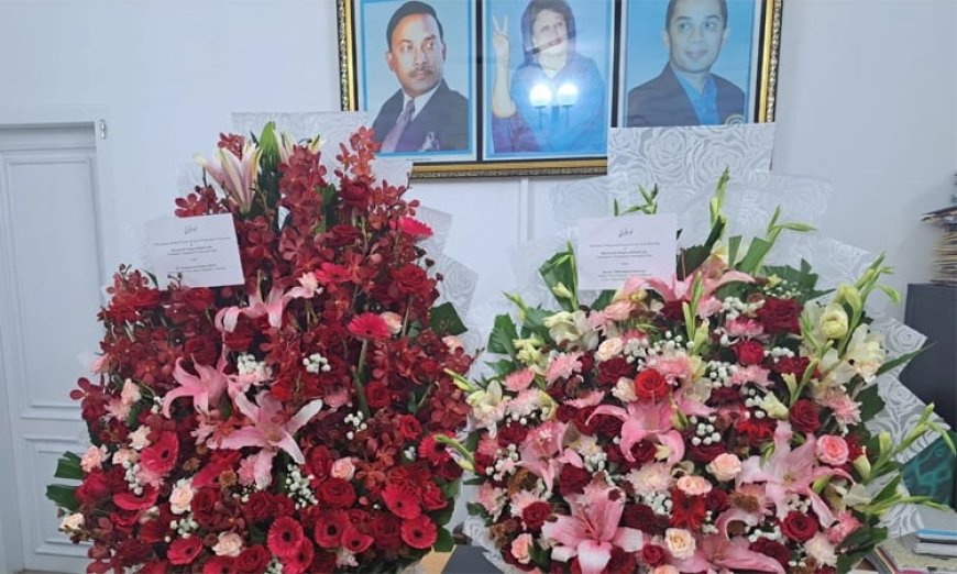Pakistan’s prime minister and foreign minister have sent bouquets wishing Khaleda Zia a swift recovery