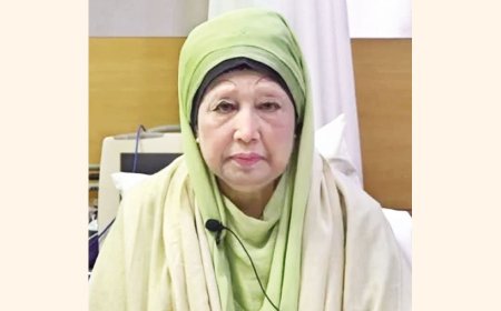 Khaleda files nomination papers for Bogura constituency; backup candidate in place