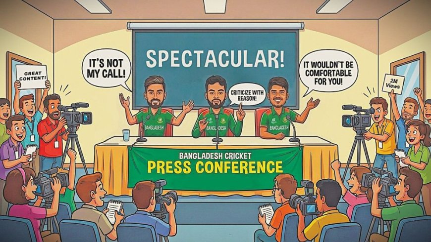 Bangladesh cricketers are putting the spark back into press conferences