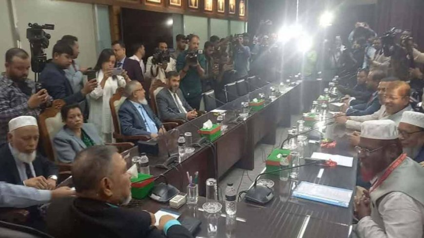 Jamaat representatives meet Election Commission officials