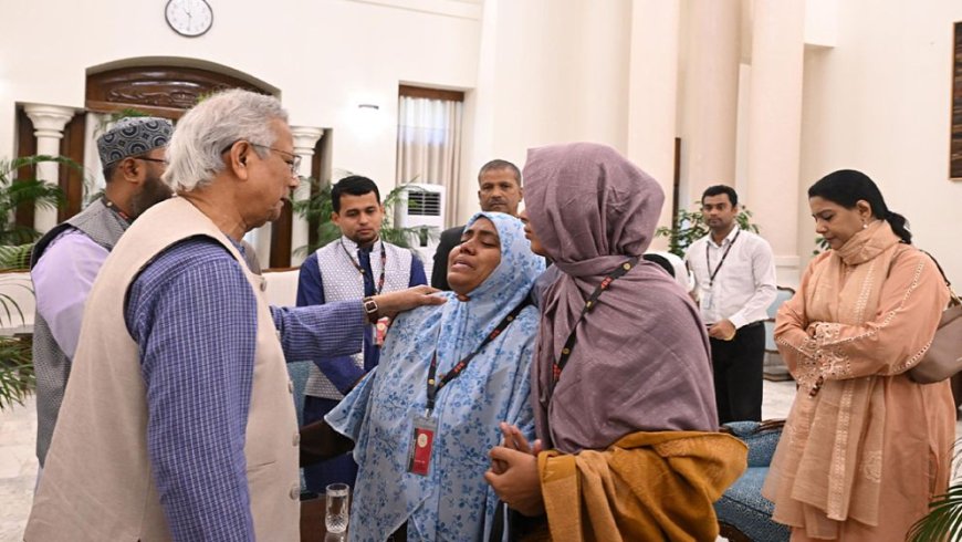 Chief Adviser pledges the best possible medical care for Osman Hadi